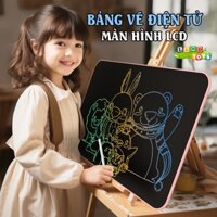 Bảng Vẽ Điện Tử Từ Tính Thế Hệ Mới Đa Sắc Màu-Bảng Viết Vẽ 15, 20 Inch Màn Hình LCD Tự Xóa Thông Minh Tặng Kèm Bút Viết