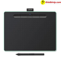 Bảng Vẽ Điện Tử Wacom Intuos M (Bluetooth, Green) CTL-6100WL/E - Hàng Chính Hãng