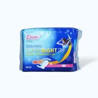 Băng vệ sinh ban đêm có cánh Diana Sensi Cool Night Fresh 29cm (4 Miếng)