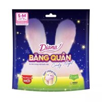 Băng vệ sinh ban đêm dạng quần Comfy Night size S-M Diana gói 2 miếng (1 Gói)