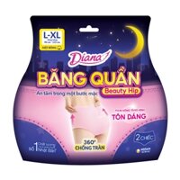 Băng vệ sinh ban đêm dạng quần size L-XL gói 2 miếng Diana (1 Gói)