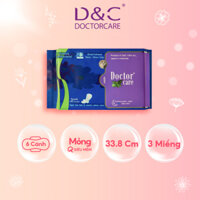 Băng vệ sinh ban đêm Doctor Care chiết suất thảo dược 33.8cm the mát sảng khoái
