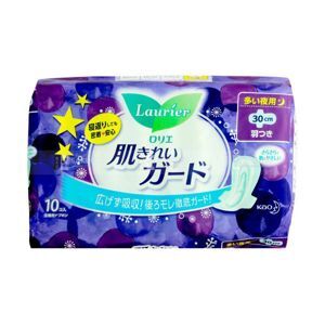 Băng vệ sinh ban đêm KAO Laurier có cánh 10 miếng 30 cm