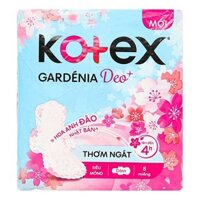 Băng vệ sinh ban ngày Kotex Gardénia siêu mỏng có cánh 8 miếng