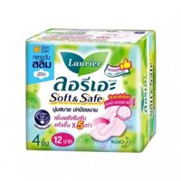 Băng Vệ Sinh Có Cánh Laurier Soft & Safe Thái Lan 4 Miếng