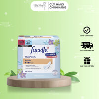 Băng Vệ Sinh Dạng Ống Facelle Tampon Super Cỡ Lớn Công Nghệ Staydry Thấm Hút Nhanh Chóng