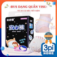 Băng vệ sinh dạng quần Yisu Size S/M/L/XL Combo 3 bịch tiết kiệm, giá tốt, mềm mịn,thấm hút dành cho chị em gái ngày dâu
