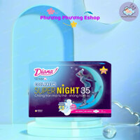 Băng vệ sinh Diana ban đêm Sensi Cool Fresh Supernight 29/35cm