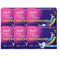 Băng vệ sinh Diana đêm 29cm ( 6 x 4 miếng)