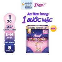 Băng Vệ Sinh Diana Sensi Đêm Dạng Quần Size S-M, M-L 5 Miếng + Mevabeheocon123