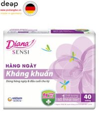 Băng Vệ Sinh Diana Sensi Hằng Ngày Kháng Khuẩn 40 Miếng DEEP37 www.yeuhangduc.vn sẵn sàng cho bạn