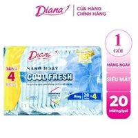 Băng Vệ Sinh Diana Sensi Hằng Ngày Cool Fresh - 20 Miếng (Che tên sản phẩm khi giao hàng)