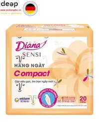 Băng Vệ Sinh Diana Sensi Hằng Ngày Compact Gói 20 Miếng DEEP37 www.yeuhangduc.vn sẵn sàng cho bạn