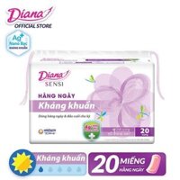 Băng Vệ Sinh Diana Sensi Hằng Ngày Kháng Khuẩn - 20 Miếng (Che tên sản phẩm khi giao hàng)