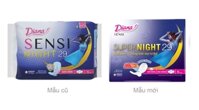 Băng Vệ Sinh Diana Sensi Night Ban Đêm Có Cánh 29cm - Gói 4 Miếng (Gói)