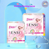 Băng vệ sinh Diana Sensi siêu mỏng cánh/không cánh gói 8 miếng/20 miếng