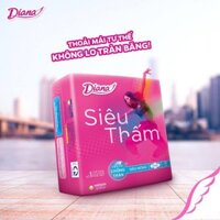 Băng Vệ Sinh Diana Siêu Thấm Siêu Mỏng Cánh Gói 20 Miếng
