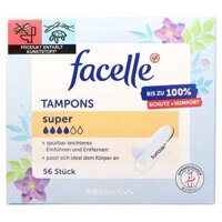 Băng Vệ Sinh FACELLE Tampons Super 4G Hộp 56 Cái Nhập Khẩu Từ Đức