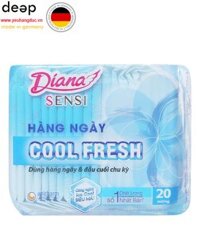 Băng Vệ Sinh Hằng Ngày Diana Sensi Cool Fresh 20 Miếng DEEP37 www.yeuhangduc.vn sẵn sàng cho bạn