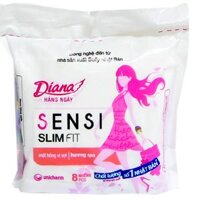 Băng Vệ Sinh Hàng Ngày Diana Sensi Slim Fit 8 Miếng
