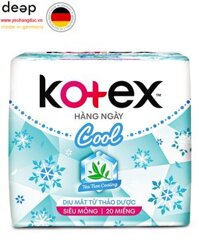 Băng Vệ Sinh Hàng Ngày Kotex Cool Siêu Mỏng 20 Miếng DEEP37 www.yeuhangduc.vn sẵn sàng cho bạn