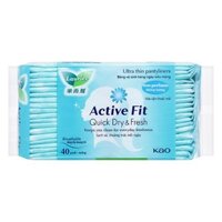 Băng vệ sinh hàng ngày Laurier Active Fit khô thoáng không cánh 40 miếng