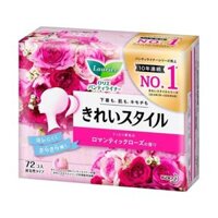 Băng Vệ Sinh Hàng Ngày Siêu Mỏng Hương Hoa Hồng, Ultra-Thin Daily Panty Liners, Rose, 72 Miếng (14cm) - LAURIER