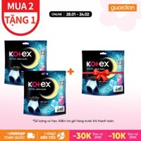 Băng Vệ Sinh Kotex Ban Đêm Cool Dạng Quần Cỡ M/L 2 Miếng X 16