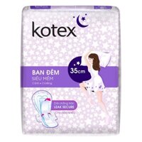 Băng Vệ Sinh Kotex Ban Đêm Siêu Mềm (35cm)