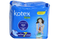 Băng vệ sinh Kotex ban ngày Style lưới siêu thấm có cánh 8 miếng