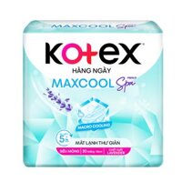 Băng Vệ Sinh Kotex Cool Hàng Ngày Siêu Mỏng Gói 20 Miếng