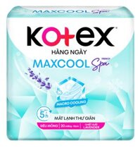 Băng Vệ Sinh Kotex Hằng ngày MaxCool French Spa 20 miếng