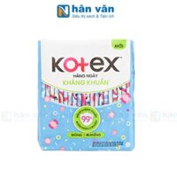 Băng Vệ Sinh Kotex Hàng Ngày Kháng Khuẩn - Gói 40 Miếng