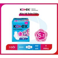 Băng vệ sinh Kotex Khô thoáng dày có cánh 8 miếng