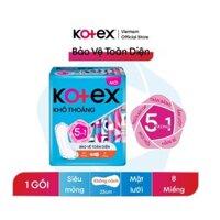 Băng vệ sinh Kotex Khô thoáng siêu mỏng không cánh 8 miếng