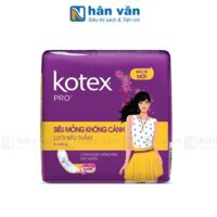 Băng Vệ Sinh Kotex Pro Siêu Mỏng Không Cánh 23cm 8 Miếng