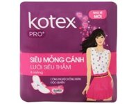 Băng vệ sinh Kotex Pro siêu mỏng cánh 8 miếng