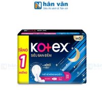 Băng Vệ Sinh Kotex Siêu Ban Đêm 35cm Gói 8 Miếng