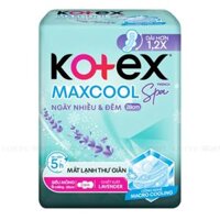 Băng vệ sinh Kotex siêu ban đêm thảo dược Cool 28cm (4 miếng)