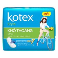 Băng vệ sinh Kotex Style Lưới Siêu Thấm maxi không Cánh 8 miếng