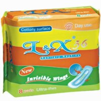 Băng vệ sinh L&X08- ngày 8 miếng cánh tàng hình