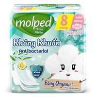 Băng vệ sinh Molped Kháng Khuẩn 8 miếng