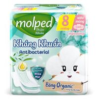 Băng vệ sinh Molped Kháng Khuẩn 8 miếng