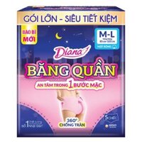 Băng vệ sinh quần Diana Sensi M/L (5 miếng)