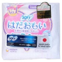 Băng vệ sinh Sofy Skin Comfort Ultra Thin cánh 26cm 8 miếng