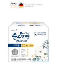Băng Vệ Sinh Soonsohanmyeon Mặt Bông Hằng Ngày 18cm 20 Miếng  DEEP30 www.yeuhangduc.vn sẵn sàng cho bạn
