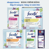 Băng vệ sinh Tampon Facelle Đức đủ size HÀNG CHUẨN ĐỨC