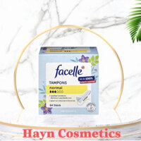 Băng Vệ Sinh Tampon Facelle Size 3 Giọt 64 Cái Hàng nội địa Đức dùng cho ngày vừa