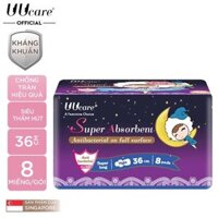 Băng Vệ Sinh UUcare Kháng Khuẩn Ban Đêm Young Girl 36cm (Che tên sản phẩm khi giao hàng)