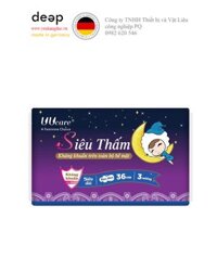 Băng Vệ Sinh UUcare Young Girl Kháng Khuẩn Siêu Thấm Loại Ban Đêm 36cm 3 Miếng  DEEP30 www.yeuhangduc.vn sẵn sàng cho bạn